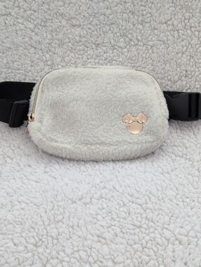 Subtle Disney detail Bioworld cream Sherpa Belt Bag